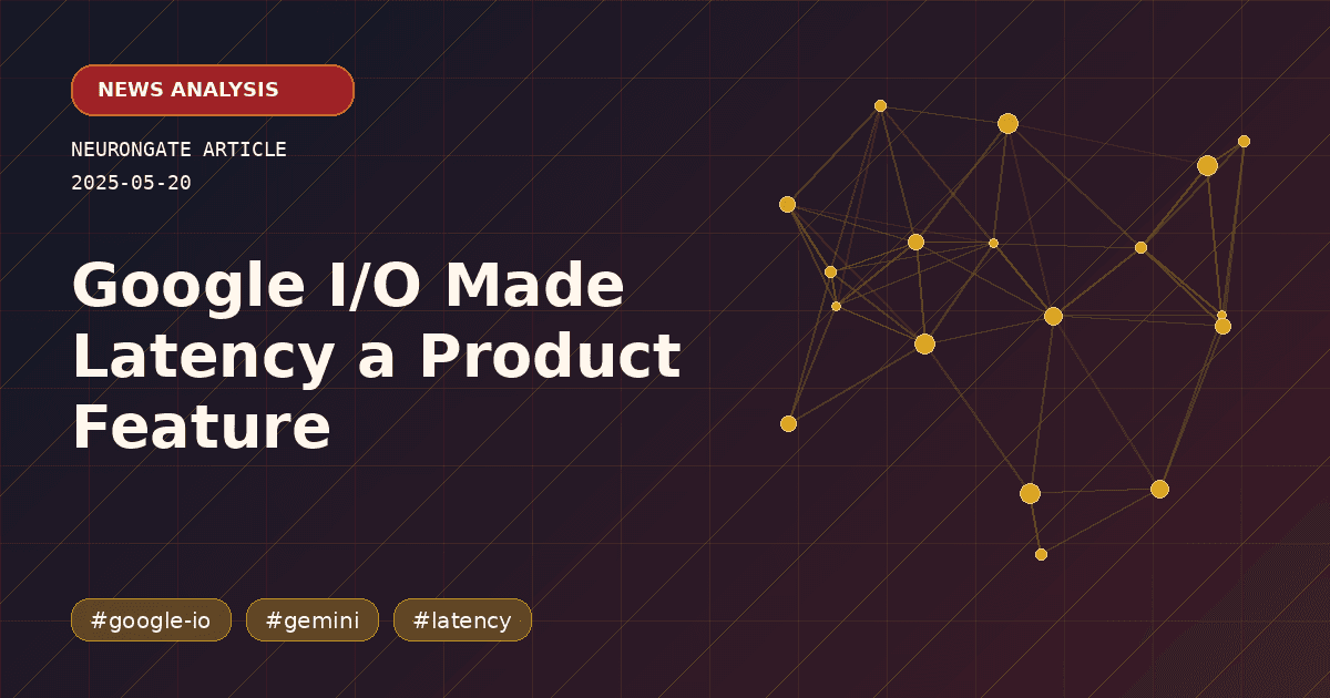 Google I/O Made Latency a Product Feature article preview graphic