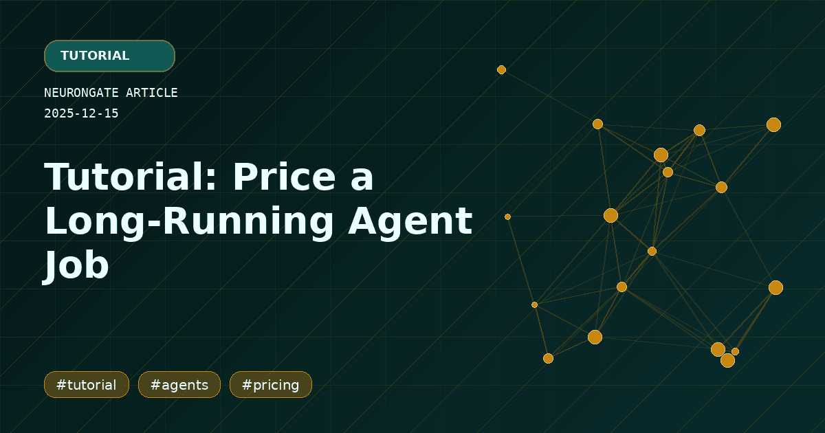 Tutorial: Price a Long-Running Agent Job article preview graphic