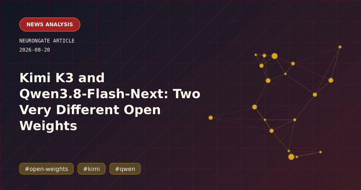 Kimi K3 and Qwen3.8-Flash-Next: Two Very Different Open Weights article preview graphic